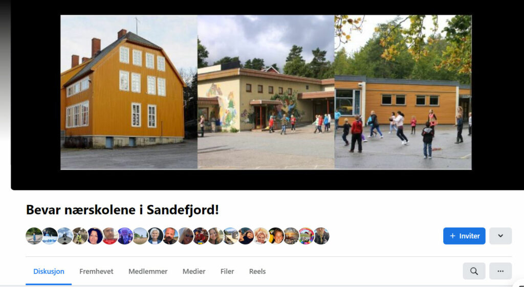 Facebook gruppe med 1 900 medlemmer, som ønsker å bevare nærskolene i Sandefjord. Nå jobbes det primært for å bevare Framnes,- Ormestad,- og Vesterøy skole.